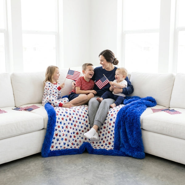 American Dream & Dreamy Royal Blue -  Adult Snuggler