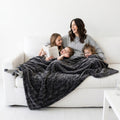 Vienna Ash Minky Blanket