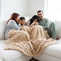 Vienna Latte Minky Blanket