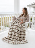 Milan Luca Natural Minky Blanket