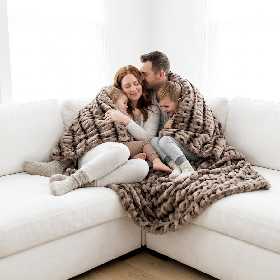 Milan Luca Cocoa Minky Blanket