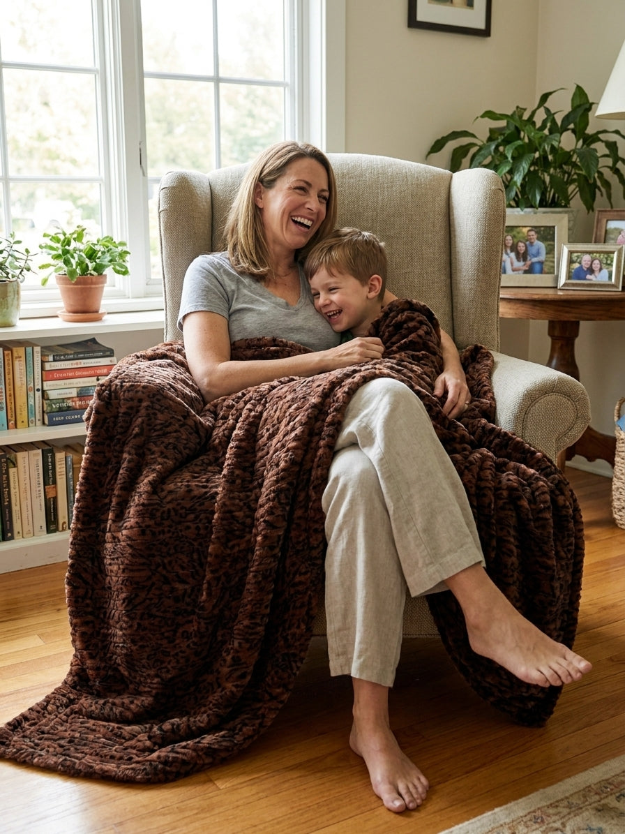 Vienna Bengal Autumn Minky Blanket