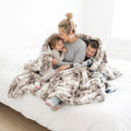 Sorbet Powderpuff Truffle Minky Blanket