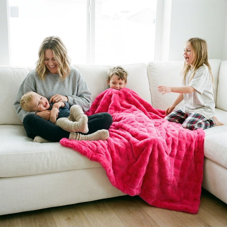 Powderpuff Think Pink Minky Blanket