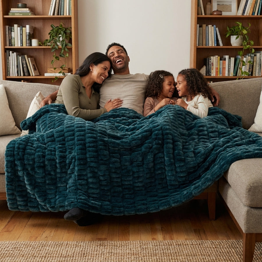 Milan Spruce Minky Blanket