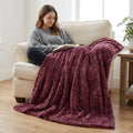 Demi Rose Heather Rose Minky Blanket