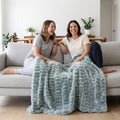 Iced Milan Jade Mist Minky Blanket