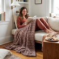 Iced Milan Cinnamon Minky Blanket