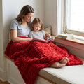 Milan Cardinal Minky Blanket
