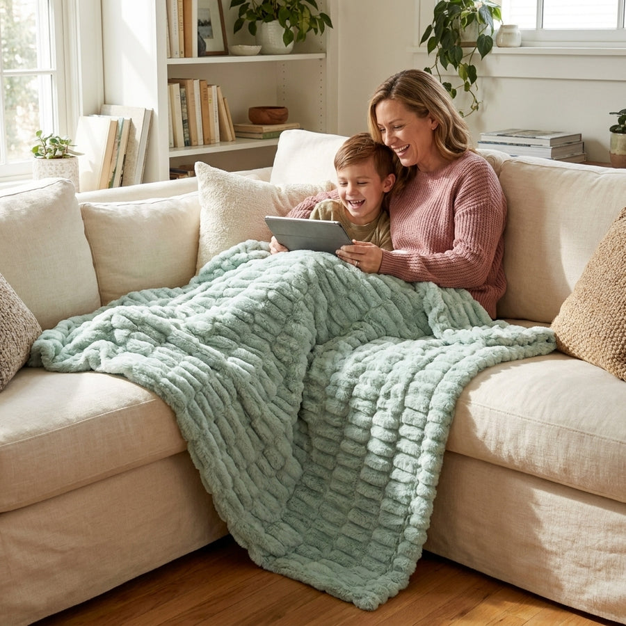 Milan Dewdrop Minky Blanket