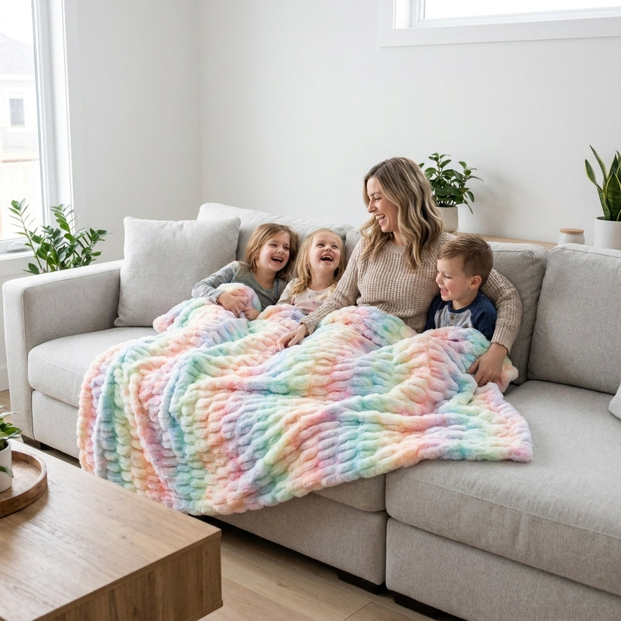 Milan Gelato Pastel Minky Blanket