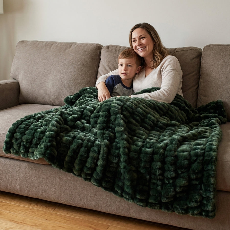 Milan Enzo Loden Minky Blanket