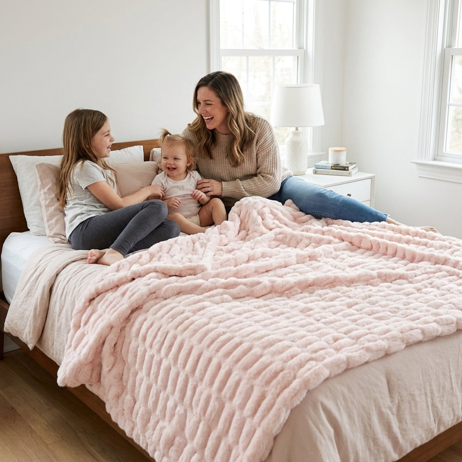 Milan Tutu Pink Minky Blanket