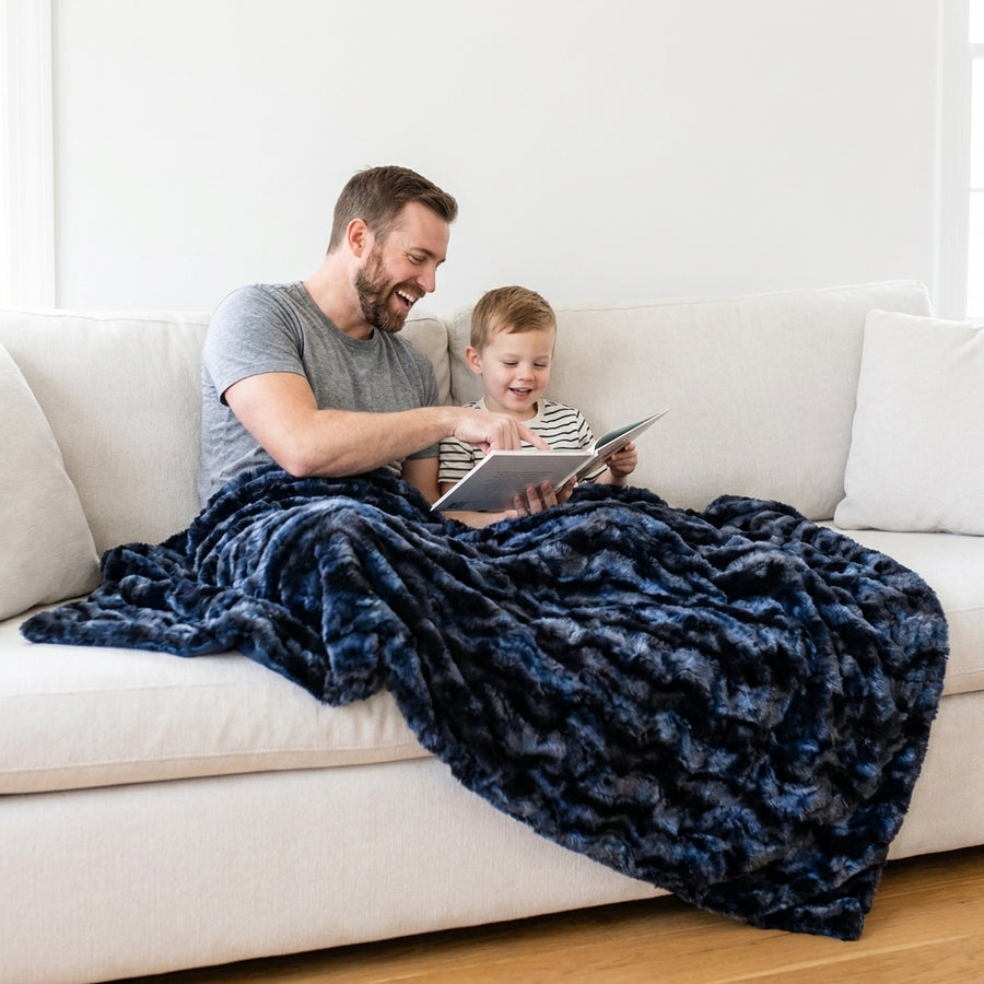 Wild Rabbit Outer Space Minky Blanket