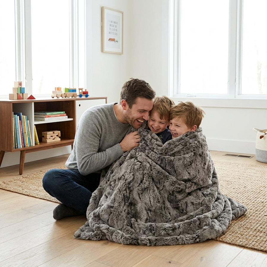 Wild Rabbit Nine Iron Minky Blanket