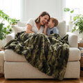 Wild Rabbit Crocodile Minky Blanket