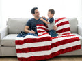 XL Star Panel Flag Strip - Hide RED & White Dazzle Hide