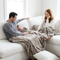 Wild Rabbit Natural Minky Blanket