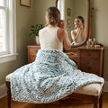 Demi Rose Frosted Prism Mallard Minky Blanket