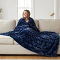 Vienna Navy Minky Blanket