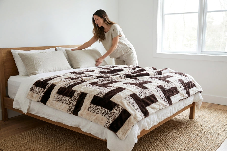 Vienna Bengal & Powderpuff Rum Raisin Timeless Patchwork