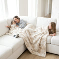 Bunny Fusion Creme Minky Blanket