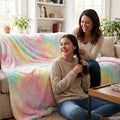 Bunny Fusion Pastel Minky Blanket