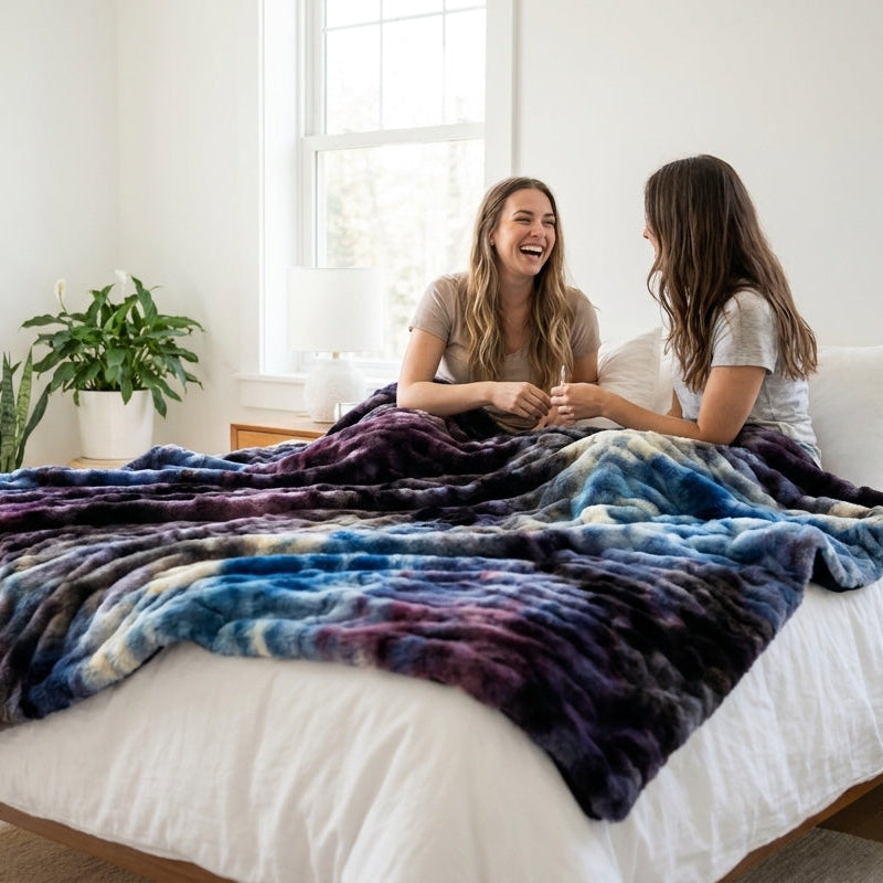Bunny Fusion Super Nova Minky Blanket