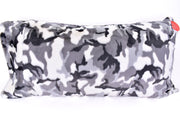 Camo Gray - King Pillowcase - Sew Sweet Minky Designs