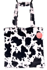 Cow Black / Snow - Tote Bag