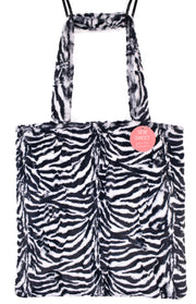 Zebra Black / White - Tote Bag - Sew Sweet Minky Designs