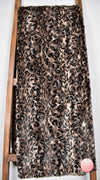 Bobcat Taupe / Black - OMG Nicole - Sew Sweet Minky Designs