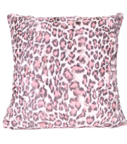 Leopard Blush - Throw Pillow Case - Sew Sweet Minky Designs