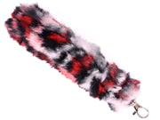 Seal Leopard Cardinal - Wristlet - Sew Sweet Minky Designs