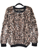 Bobcat Taupe - Minky Sweater