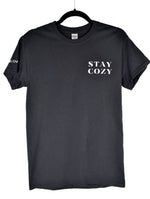 Sew Sweet Stay Cozy Black T Shirt