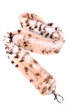 Snow Leopard Ivory Beige - Lanyard - Sew Sweet Minky Designs
