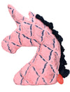 Unicorn Frosted Lattice Navy/Coral - Stuffie - Sew Sweet Minky Designs