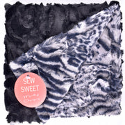 Demi Rose Black / Wildcat Chrome - Lovie - Sew Sweet Minky Designs