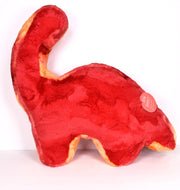 Dinosaur Hide Red - Stuffie - Sew Sweet Minky Designs