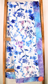 Florist Blue / Sorbet Mystic - XL Snuggler - Sew Sweet Minky Designs