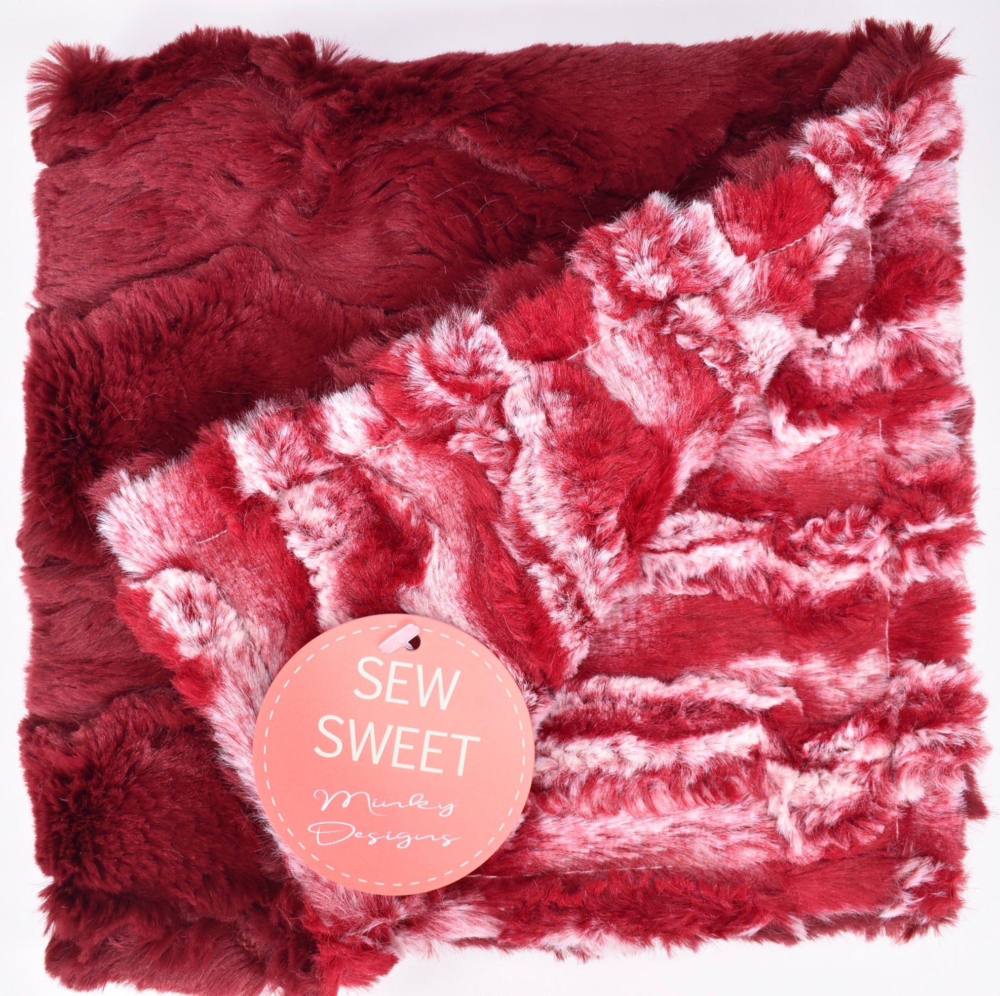 Glacier Merlot / Lapin Merlot Snow - Lovie – Sew Sweet Minky Designs