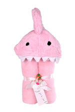 Pink Shark - Swankie Hooded Towel