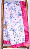 Mariposa Snow / Galaxy Magenta - Adult Snuggler - Sew Sweet Minky Designs