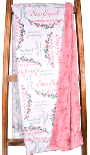 Sew Sweet Blanket - OMG Nicole - Sew Sweet Minky Designs