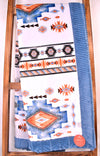 Tapestry Snow / Ziggy Bluebell - Adult Snuggler - Sew Sweet Minky Designs